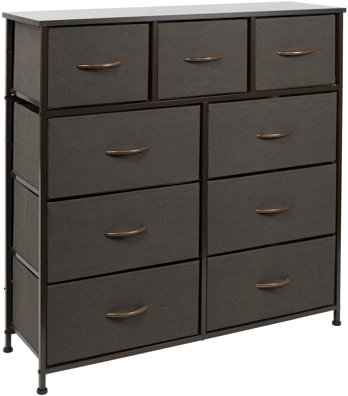Brown 9 Drawer Dresser I454