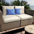 Beige Stripe Outdoor Slip Covers H637