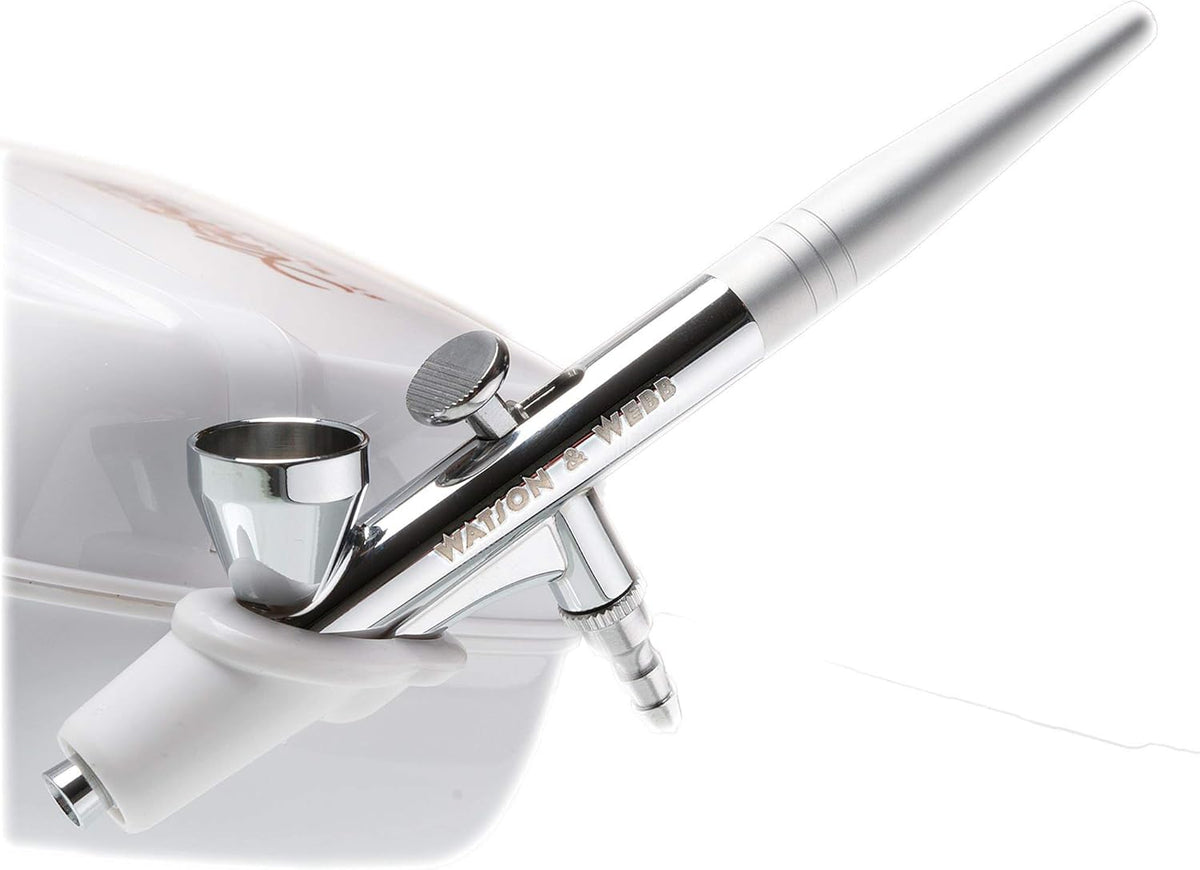 Airbrush Cake Decorating Kit with 14 Colours, Stencils, Cleaning Station & Case P900776