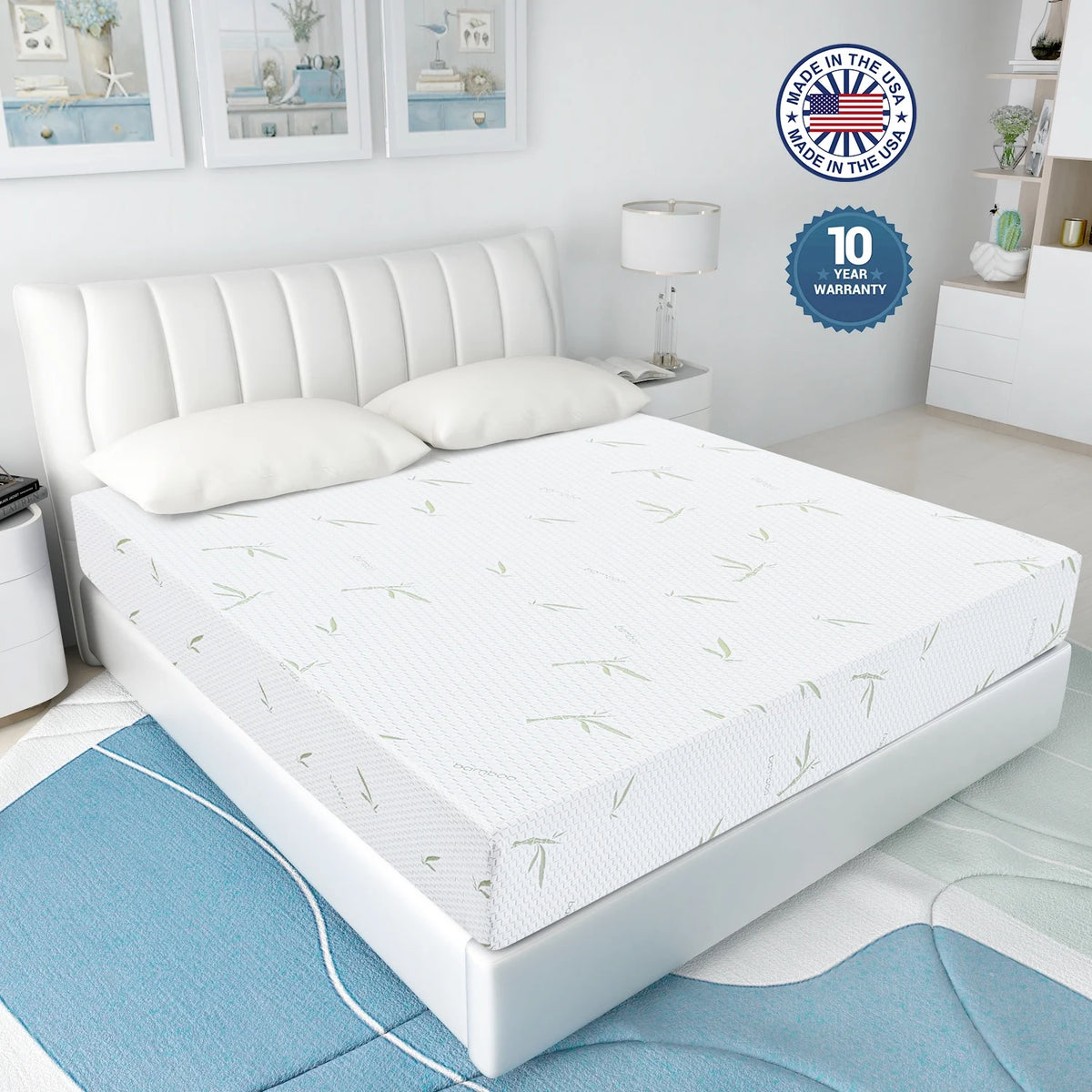 Queen 8 Inch Memory Foam Mattress with Cover H953761
