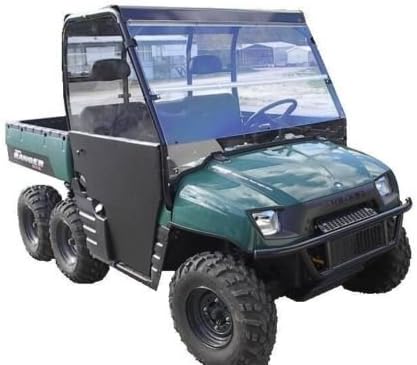 Polaris Ranger 800 700 Clear Folding Windshield 1/4 Thick Polycarbonate G515356