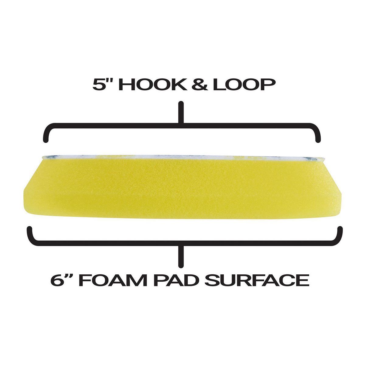 5 in. Polishing Foam Pad T89683