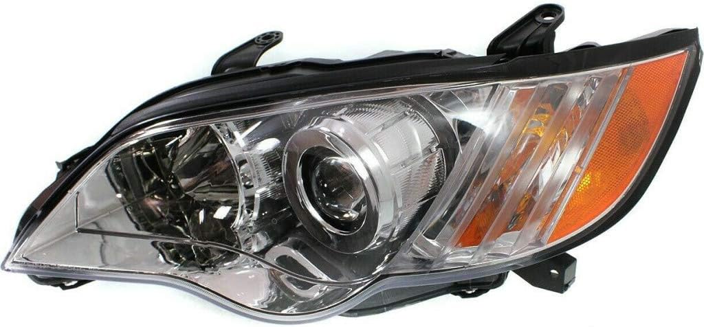 Passenger Side Headlight for Subaru Legacy 2008 2009 W840374