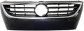 Primed Black Plastic Grille Assembly with Chrome Molding and Distance Sensor Hole X306