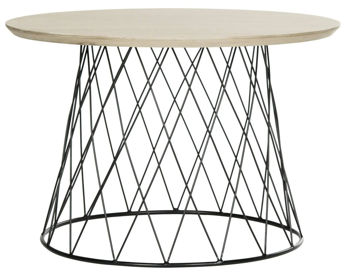 Light Grey Wood End Table C60542