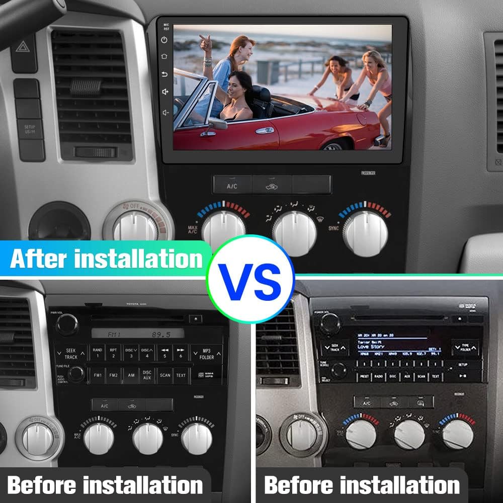 9 Inch Touch Screen Car Radio Stereo with Carplay Bluetooth Navigation H666845