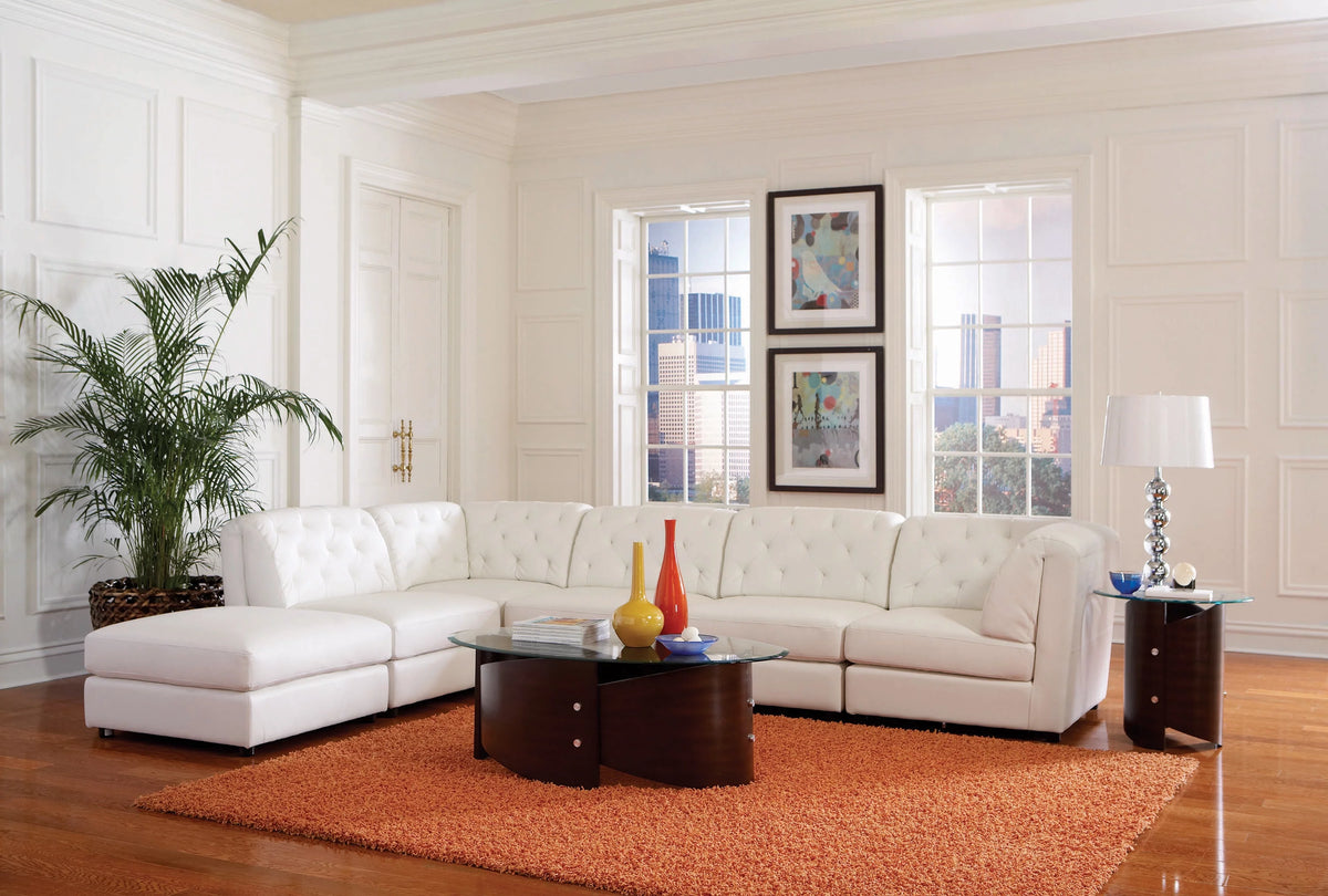 White Tufted Corner Y42989