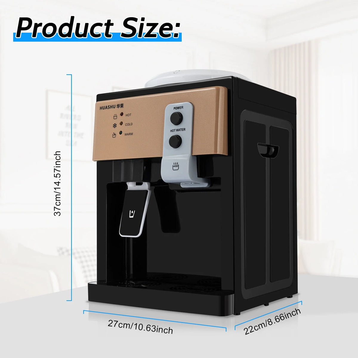 Black Electric Hot Cold Water Dispenser V213