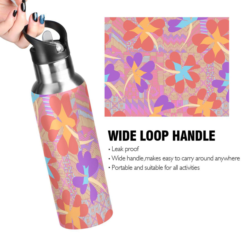 Stainless Steel Insulated Water Bottle with Straw Lid L501187