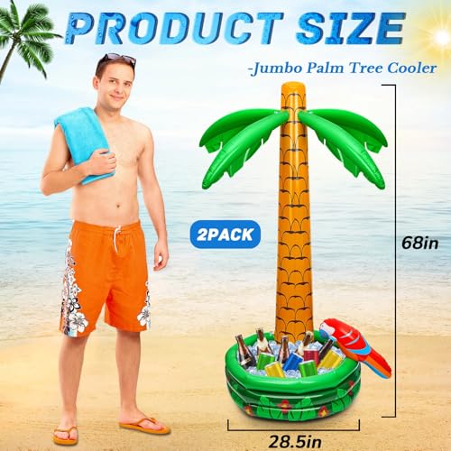 4 Pcs Inflatable Palm Tree Cooler W256