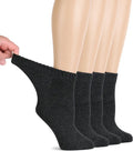 Super Soft Thin Bamboo Ankle Socks, 4 Pairs R926162