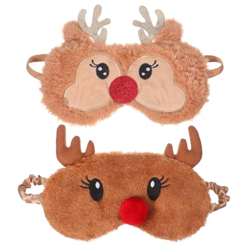 2 Pack Plush 3D Contoured Breathable Sleep Mask R952335