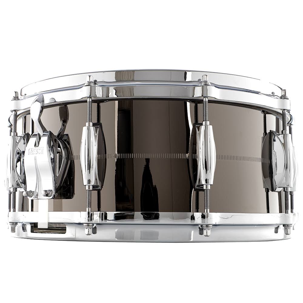 6x22 x 14x22 Black Nickel Over Brass Snare Drum P6164