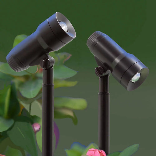 100 Lumen LED Solar Spotlight, 2-Pack N97022