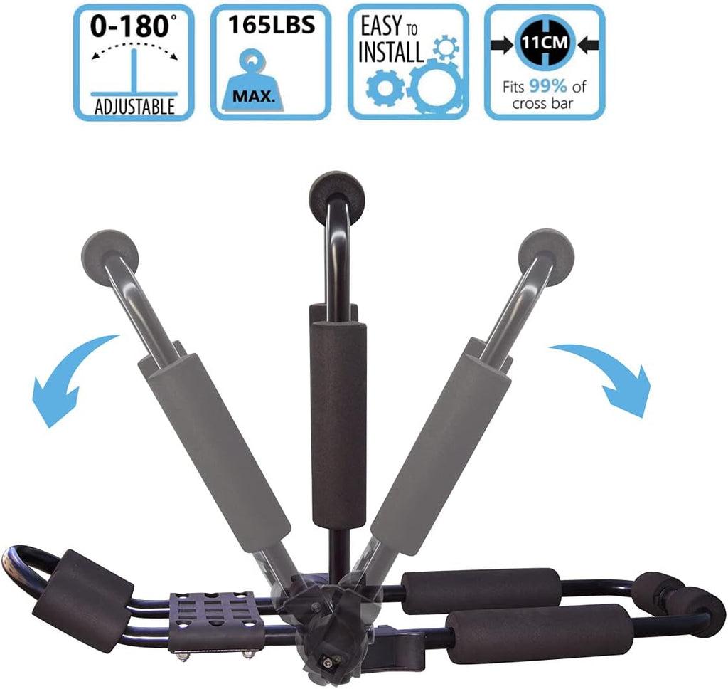 J-Style Foldable Kayak Roof Rack Pack of 2 K29308