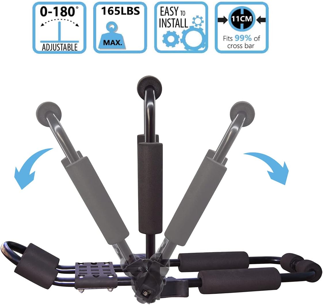 J-Style Foldable Kayak Roof Rack Pack of 2 K29308