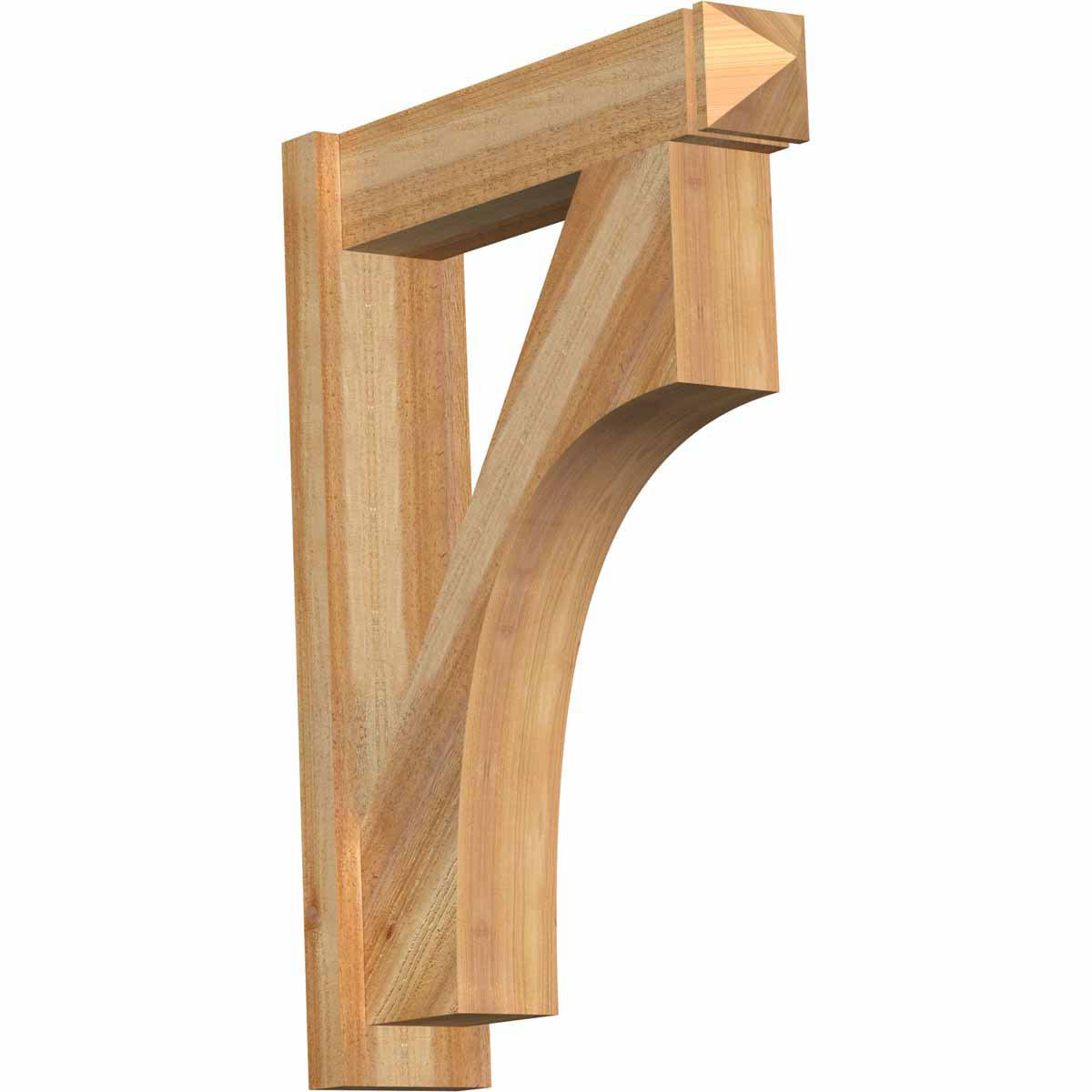 6 in. x 32 in. x 24 in. Western Red Cedar Rough Sawn Outlooker J86671