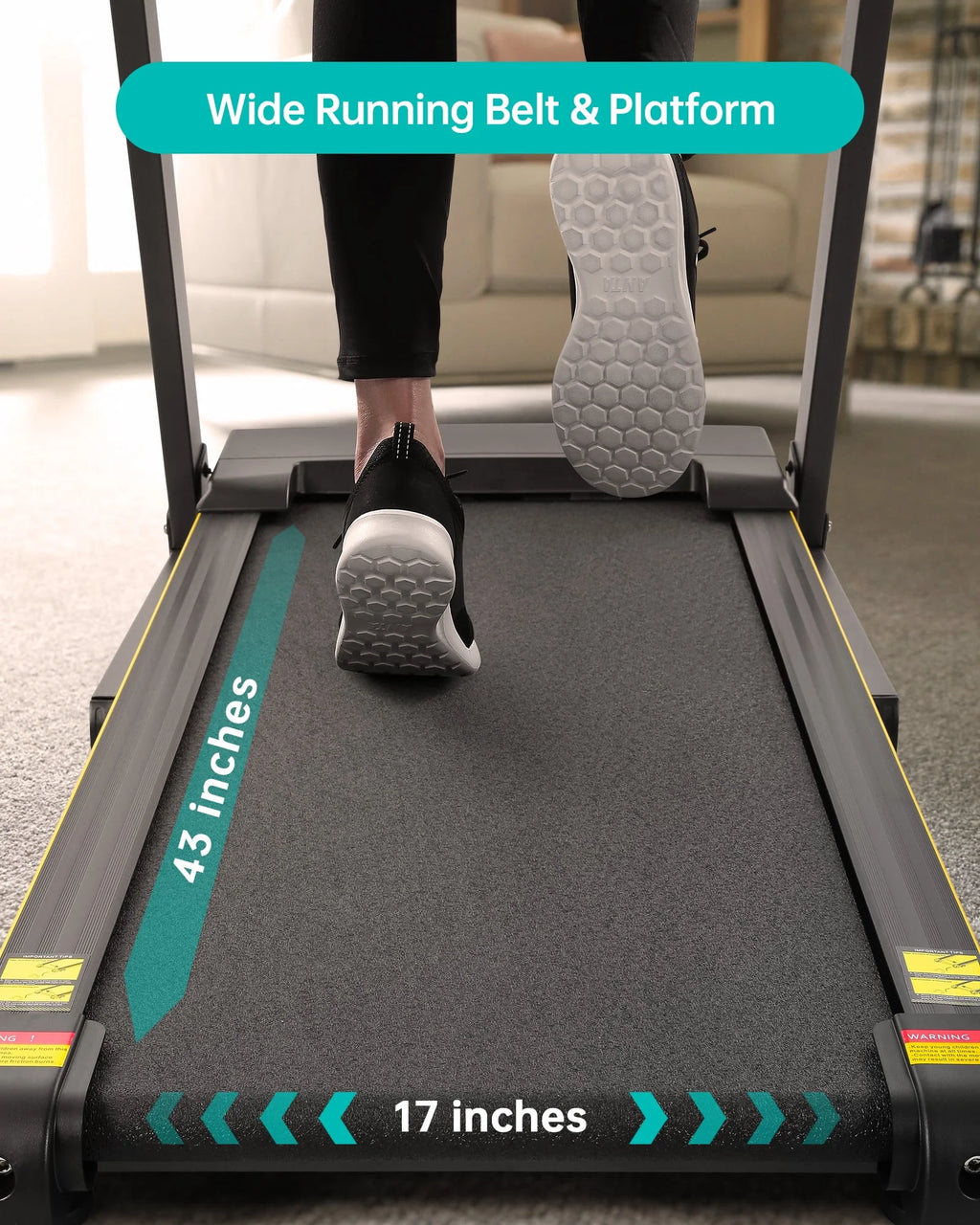 Folding Electric Treadmill 220lb N40642