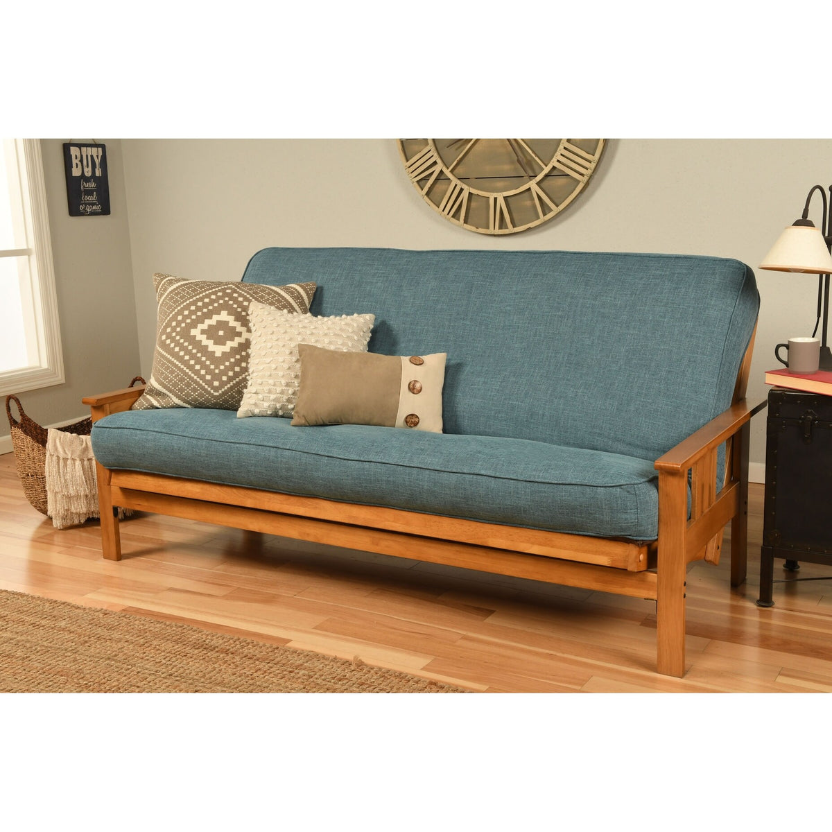 Monterey Sofa with Removable Linen Mattress Cover A14603