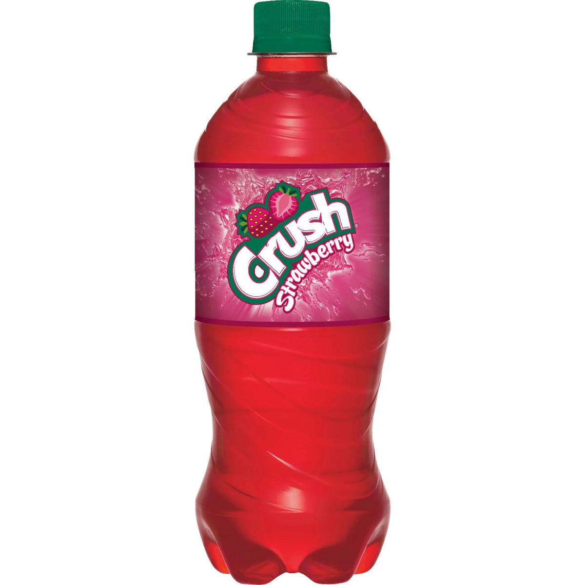Crush Strawberry Soda 20oz Bottles, Quantity of 12 O921