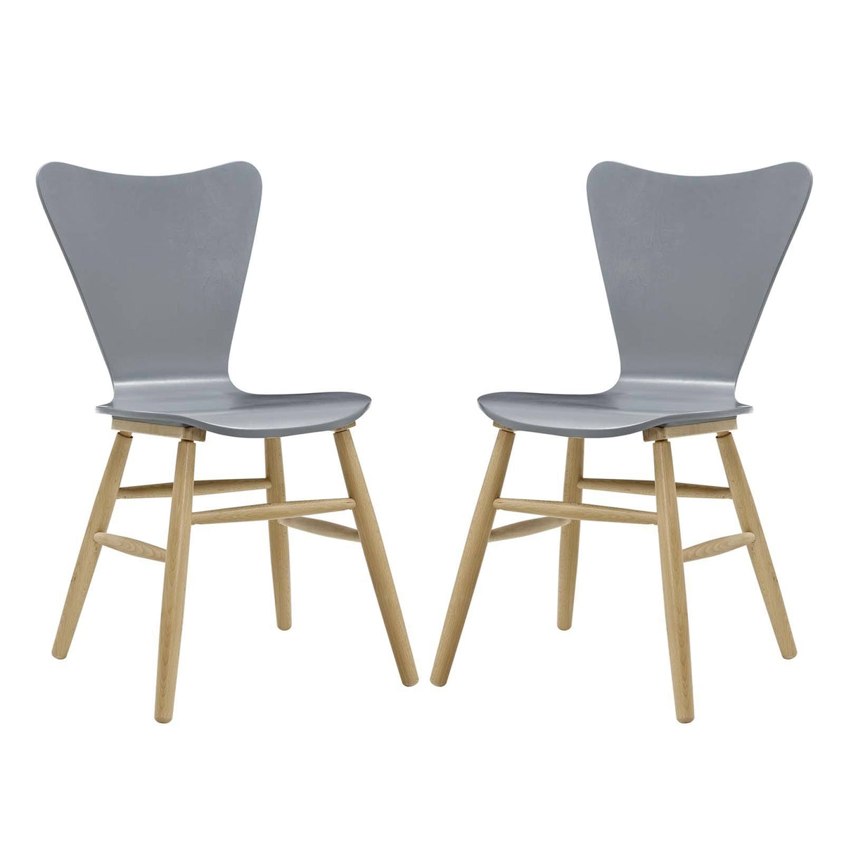 Gray Dining Chair Set of 2 K2249