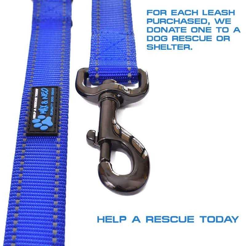 Double Handle Reflective Dog Leash U366199