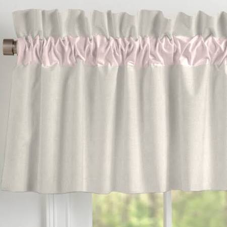 Navy and Orange Woodland Window Valance Rod Pocket M164