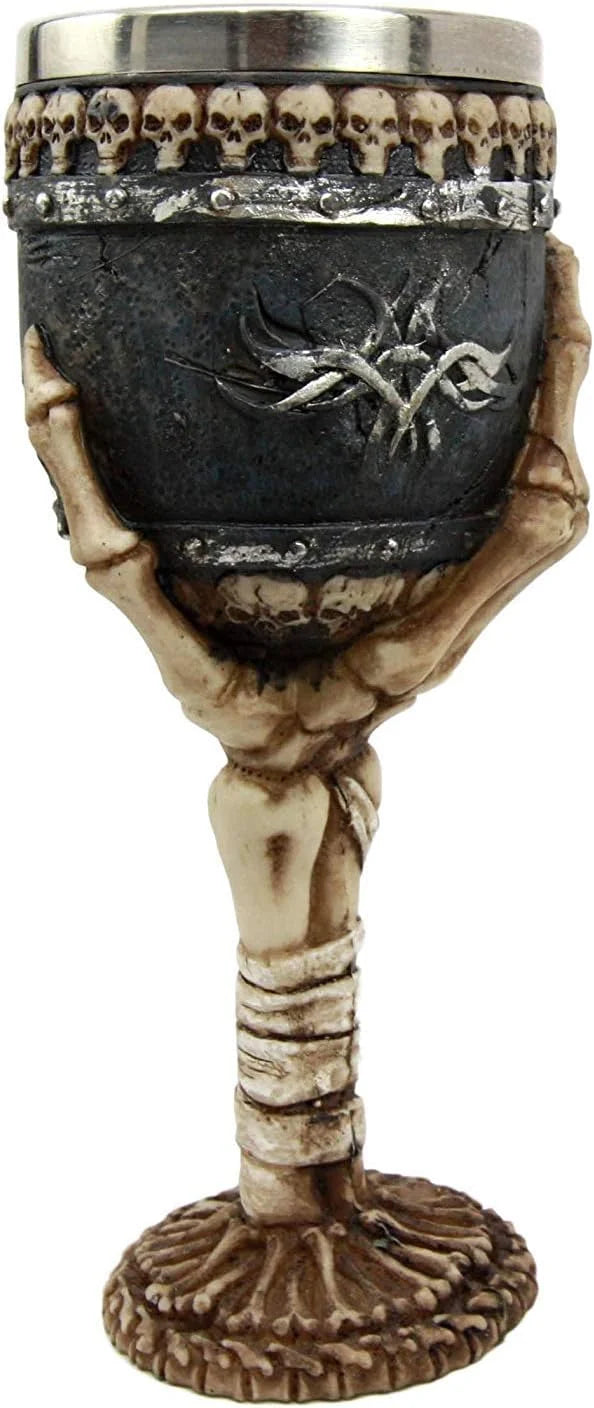 Skeletal Hand Bones Wine Goblet 6Oz Drinking Cup X8032