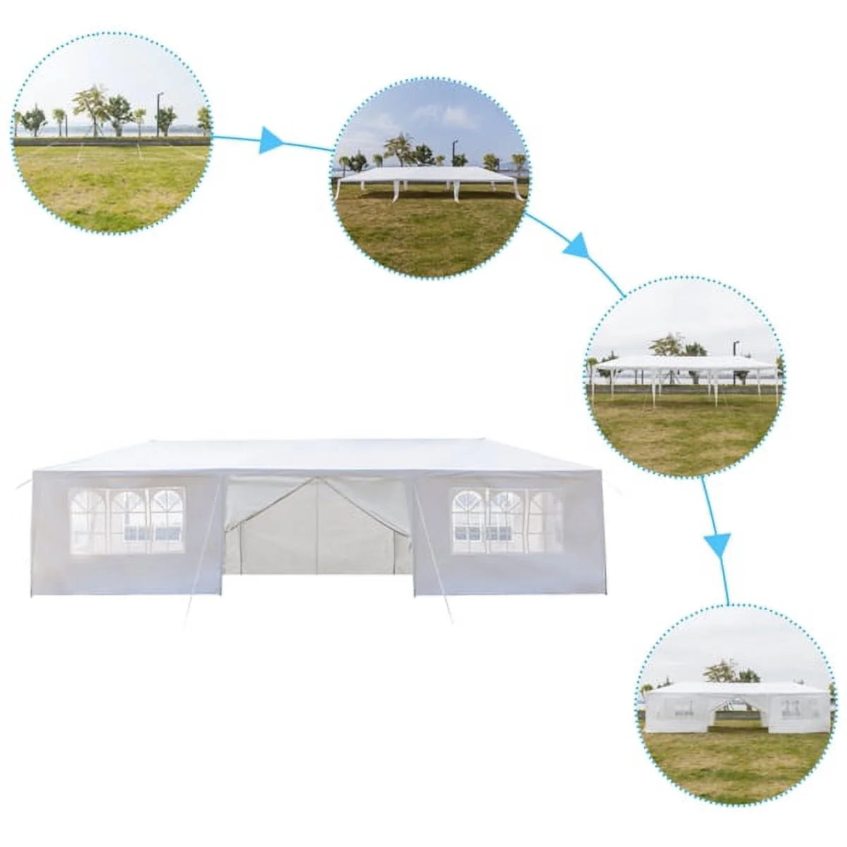 Waterproof Tent with Spiral Tubes K5383