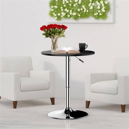 Black Square Bar Height Pub Table B555