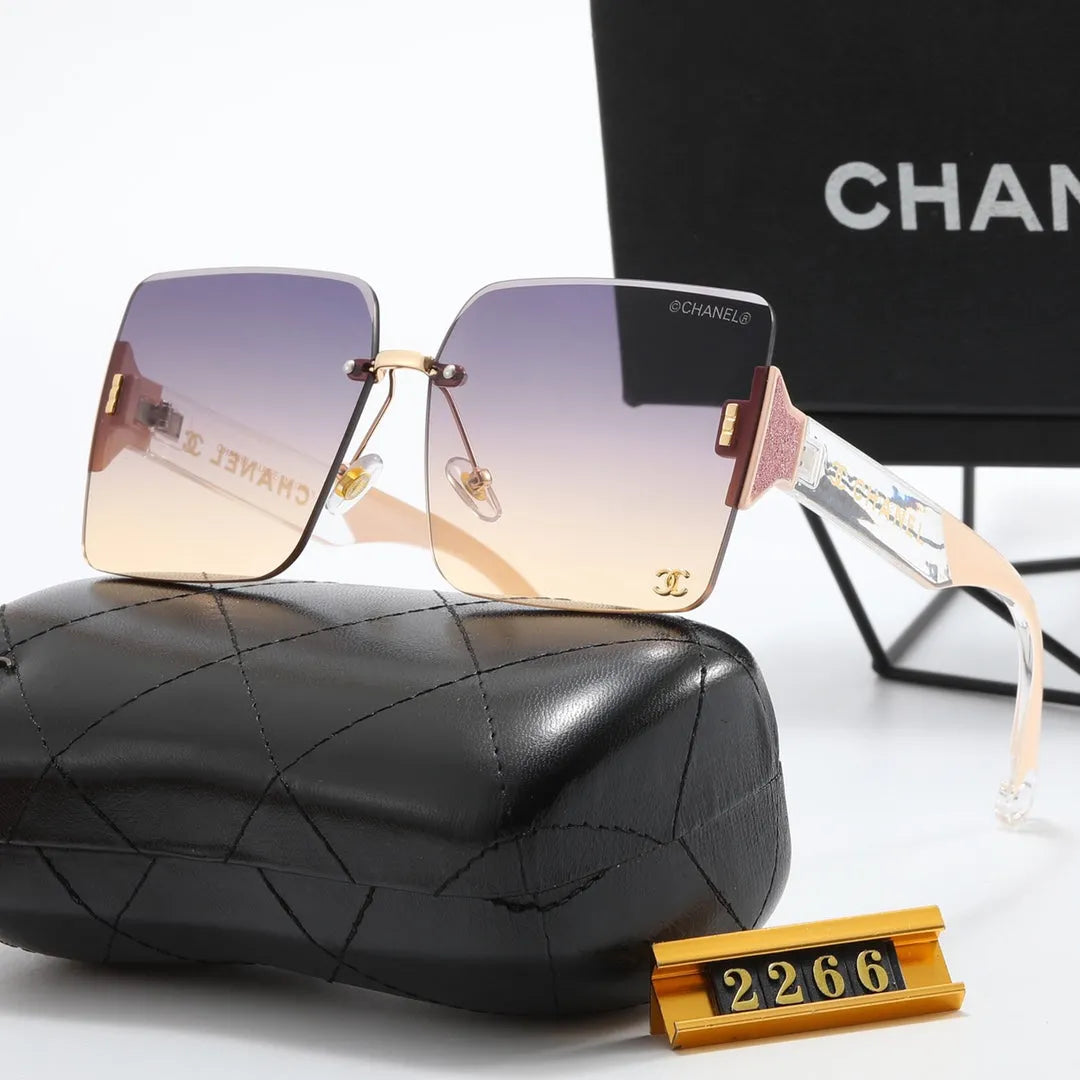 Transparent Printing Temple Polarized Sunglasses P855345