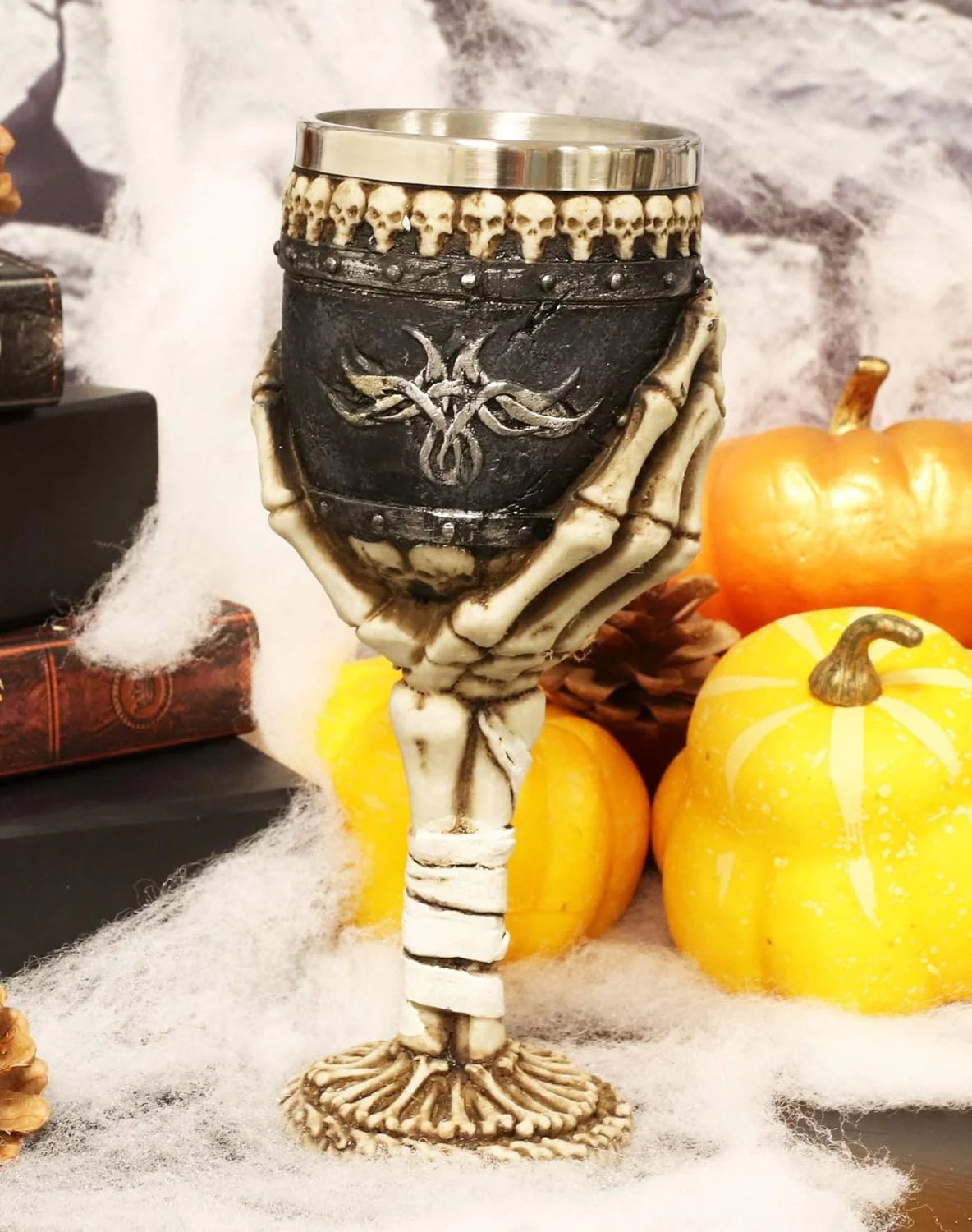 Skeletal Hand Bones Wine Goblet 6Oz Drinking Cup X8032