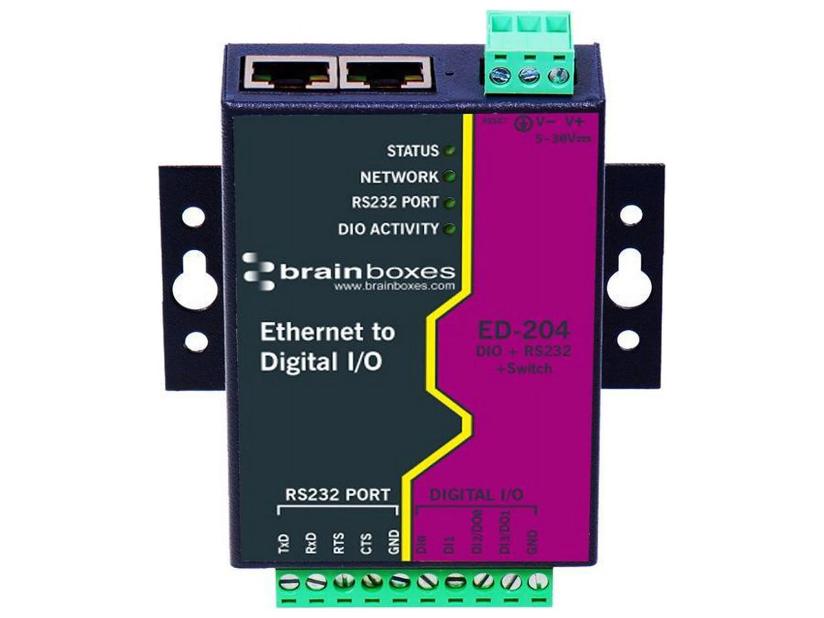 Ethernet 4 DIO RS232 Switch K9572