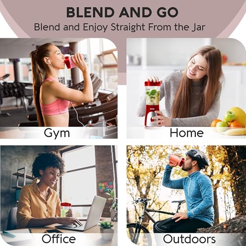 Black 15oz Personal Blender with Travel Cup and Lid N419815
