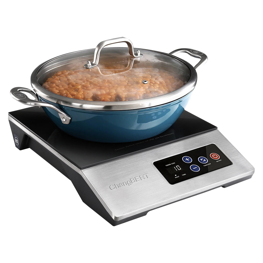 1800W Portable Commercial Induction Cooktop Stainless Steel T284554