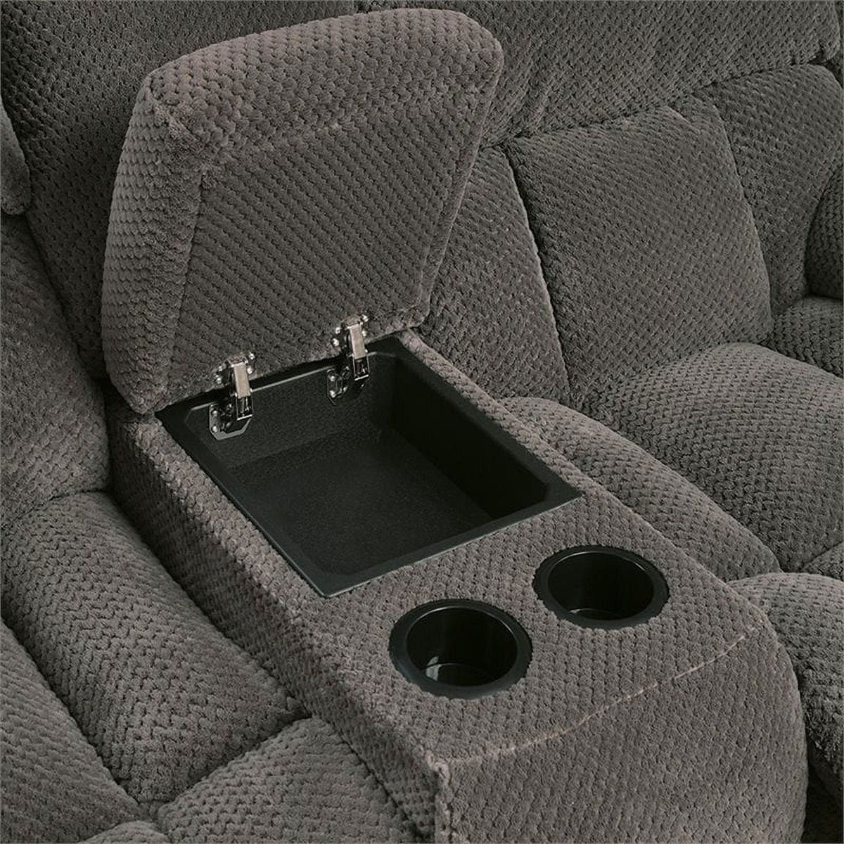 Charcoal Reclining Loveseat F422