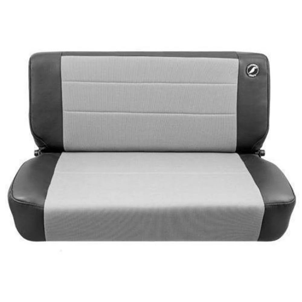 Safari Fold and Tumble Seat Black Vinyl Grey Cloth W68324