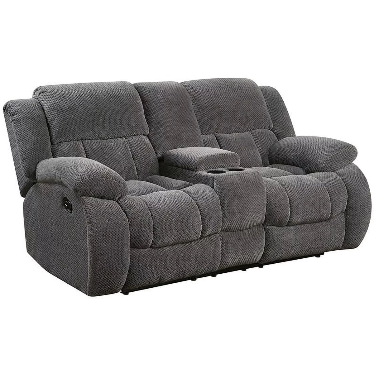 Charcoal Reclining Loveseat F422